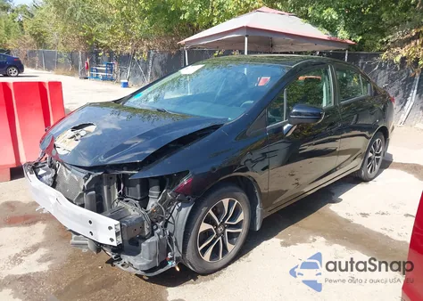 2015 Honda Civic Ex from USA, damaged, VIN 19XFB2F86FE052455